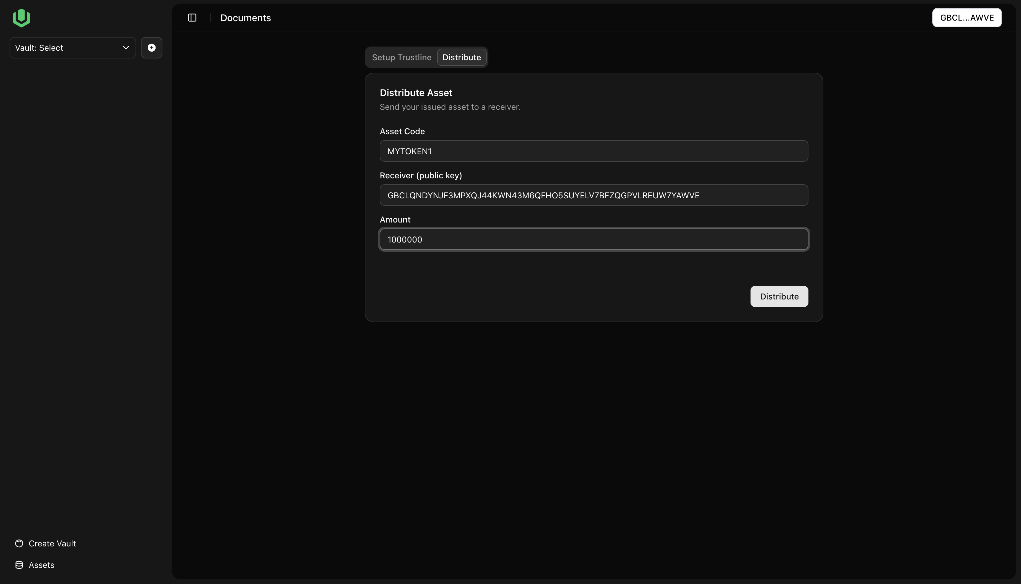 Asset Distribute
