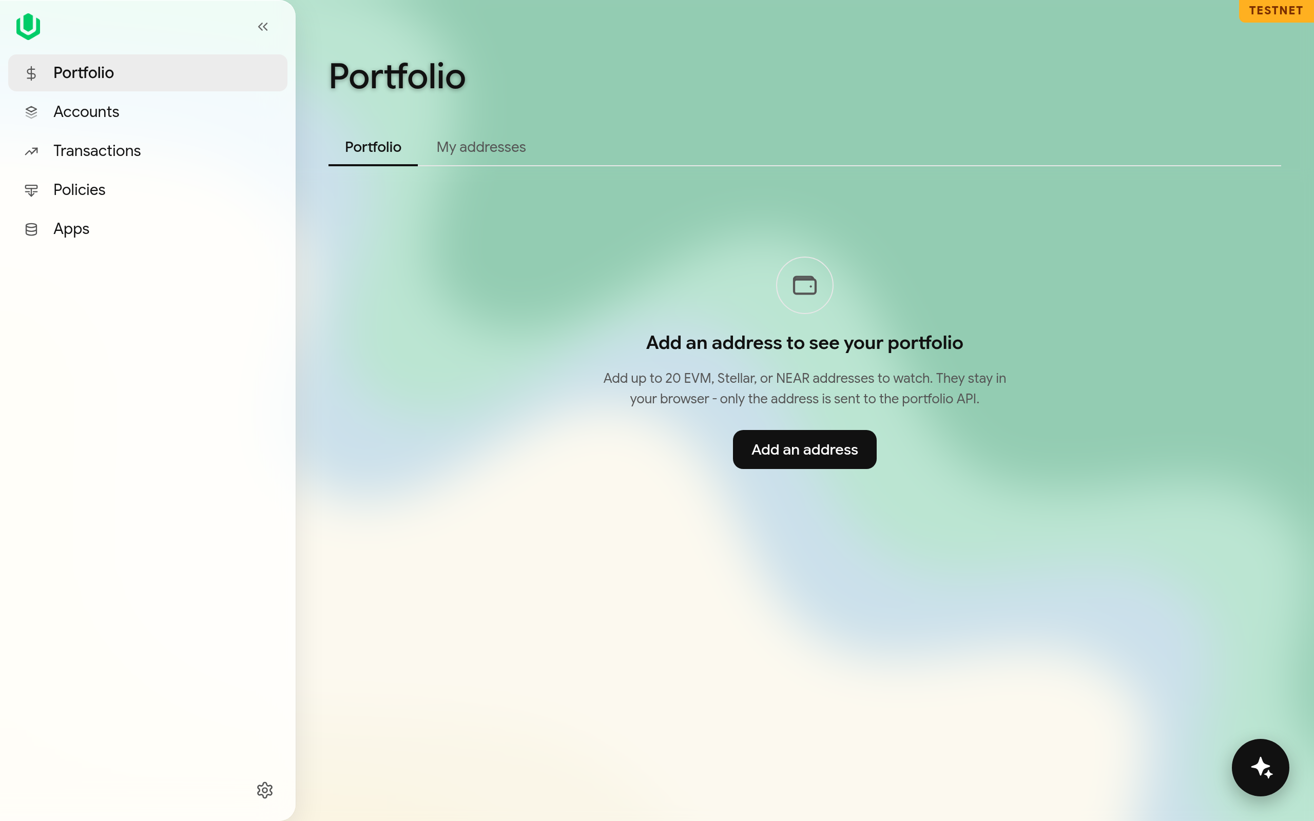 The Portfolio page